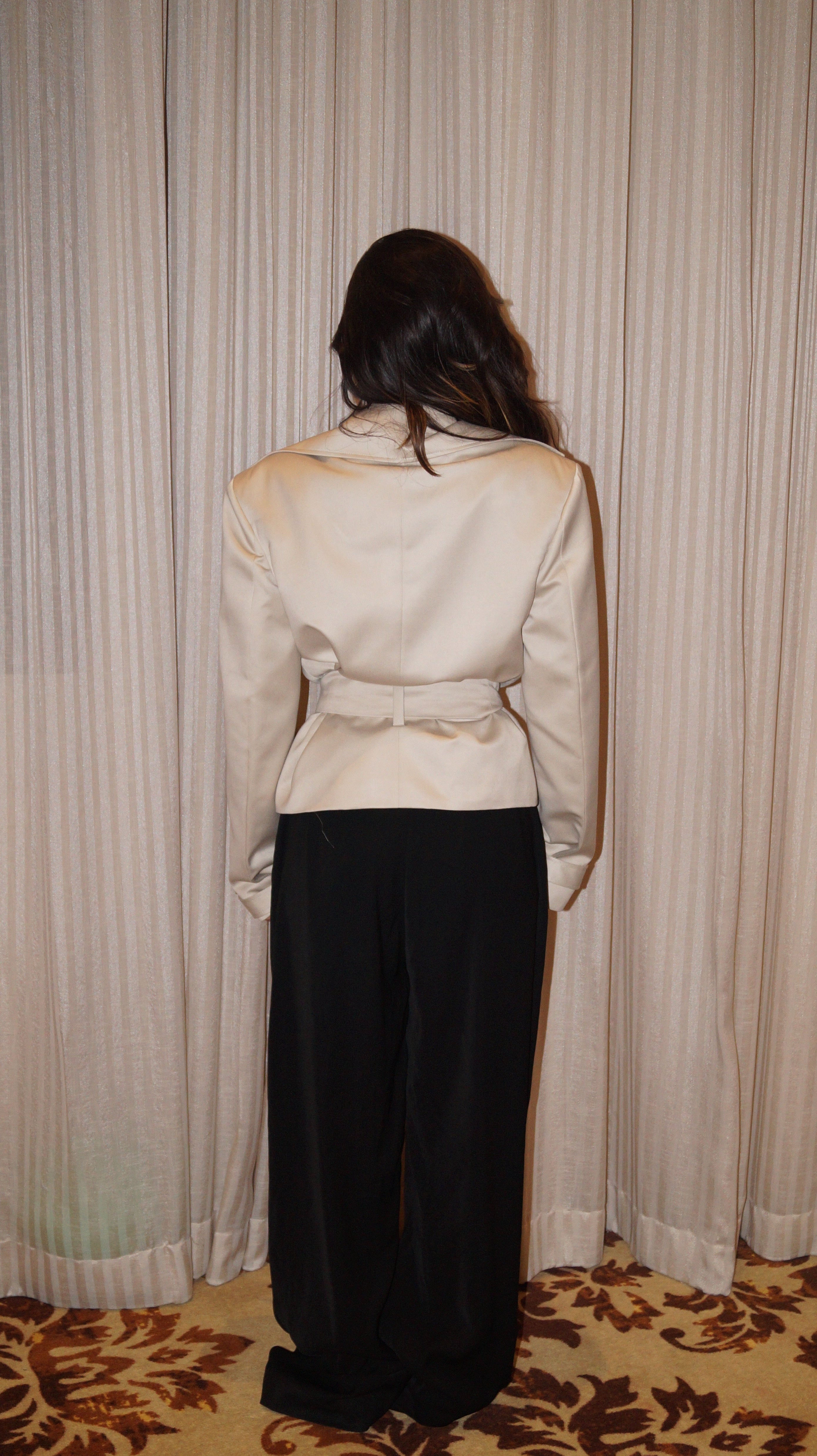 pale biscotti blazer